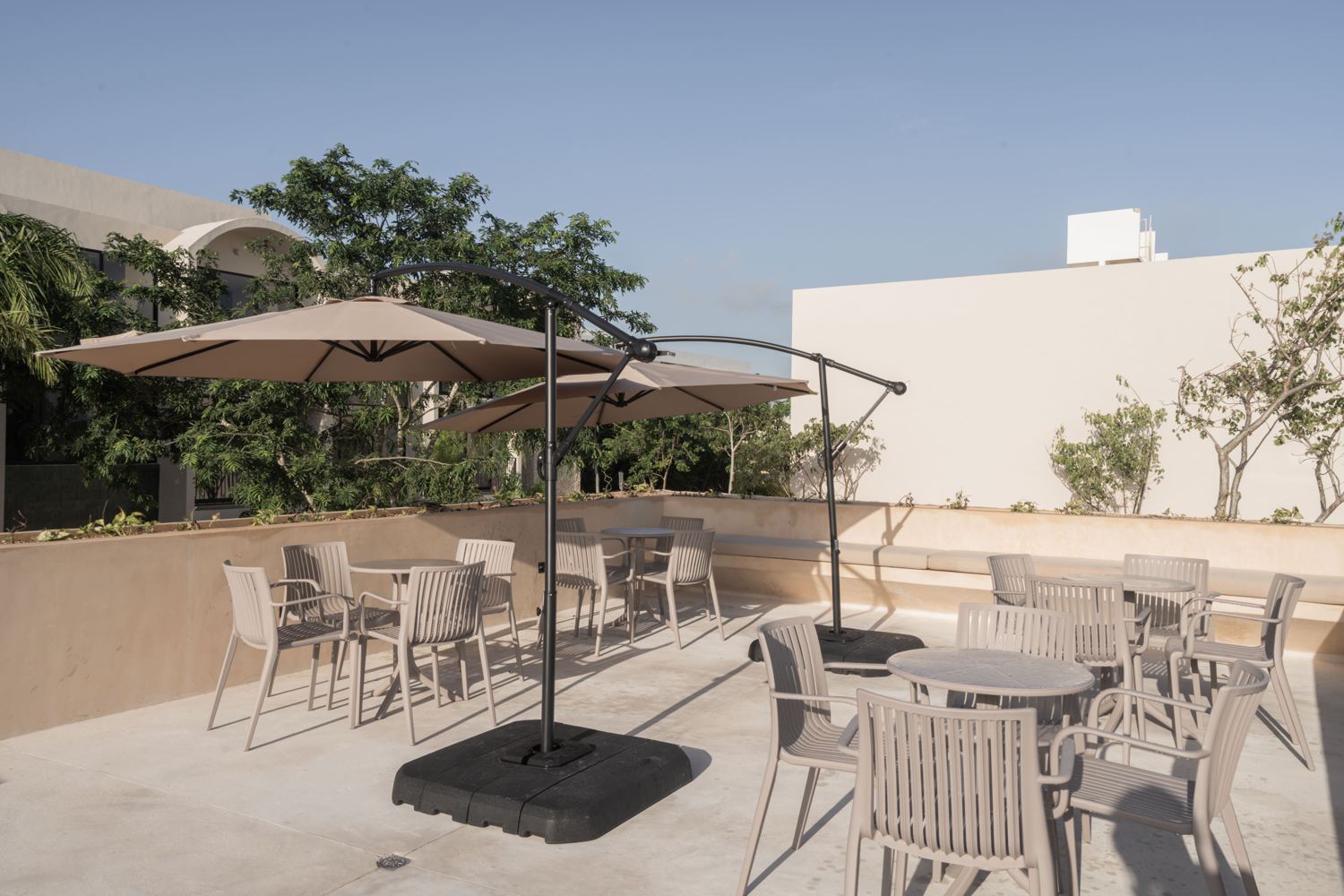 Santual, Terraza